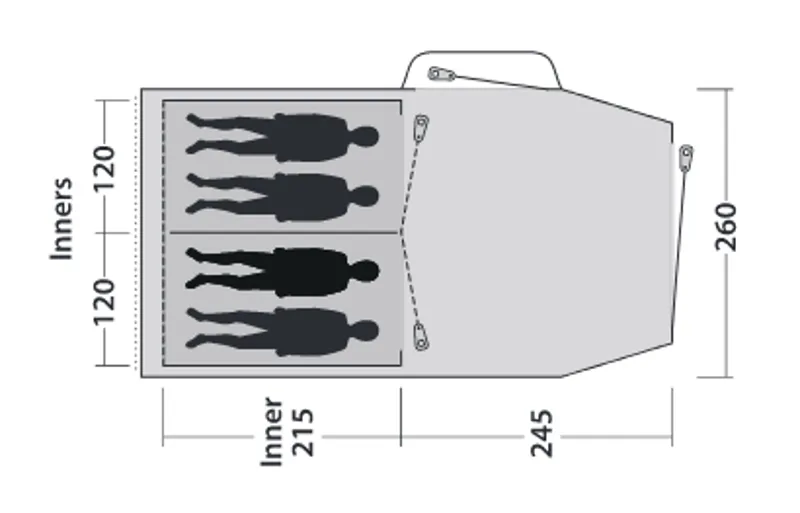 Outwell Springwood 4SG Tent - 2023 Model-2